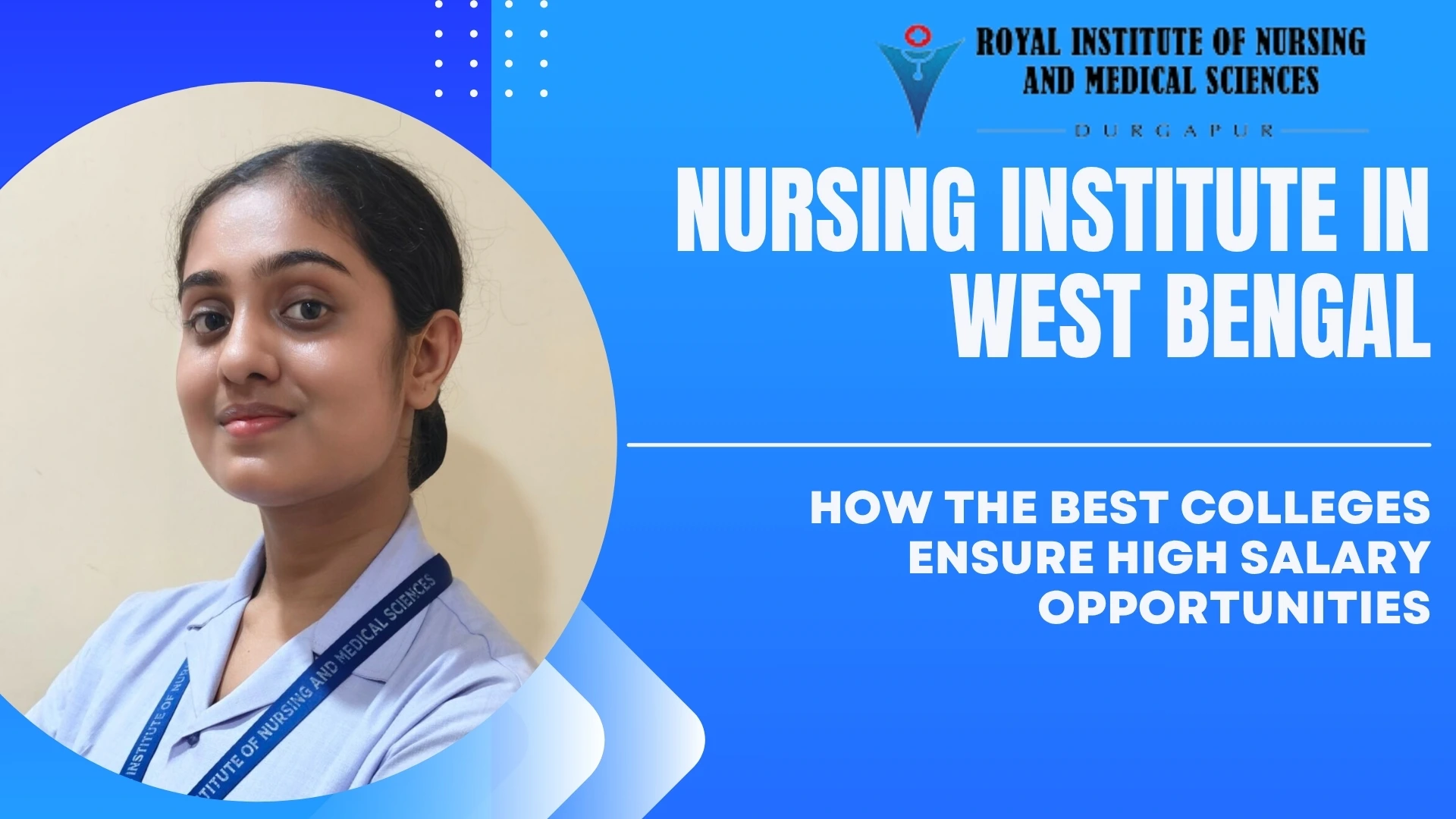 Nursing graduate at top nursing institute in West Bengal
